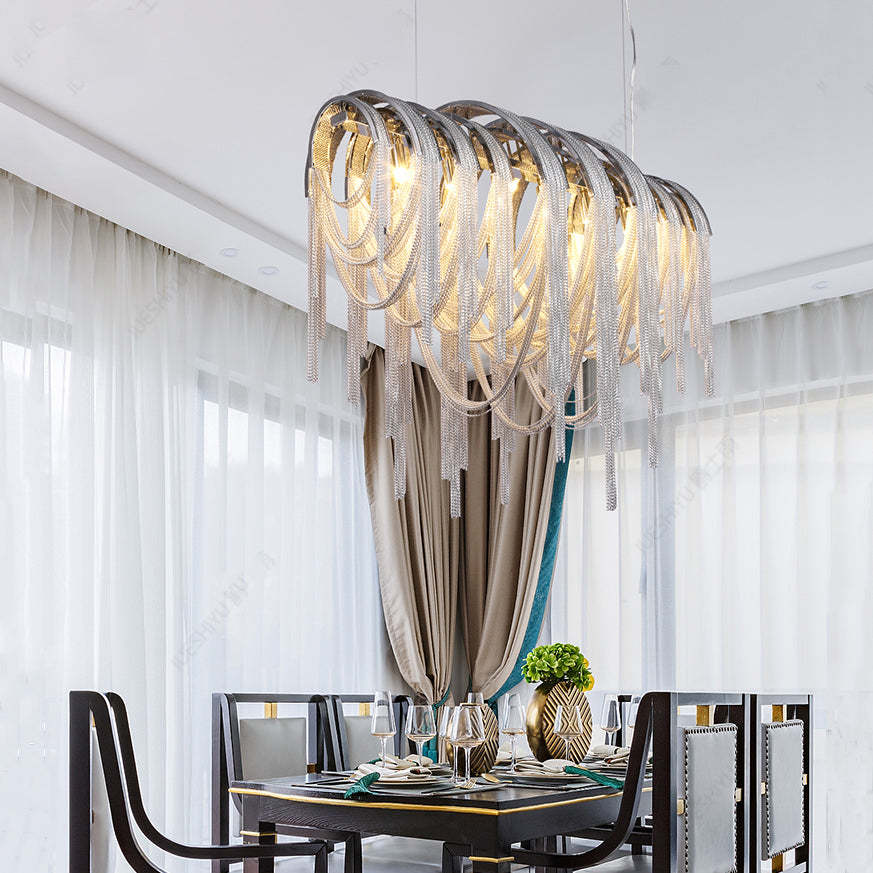 Tassel Oval Chandelier