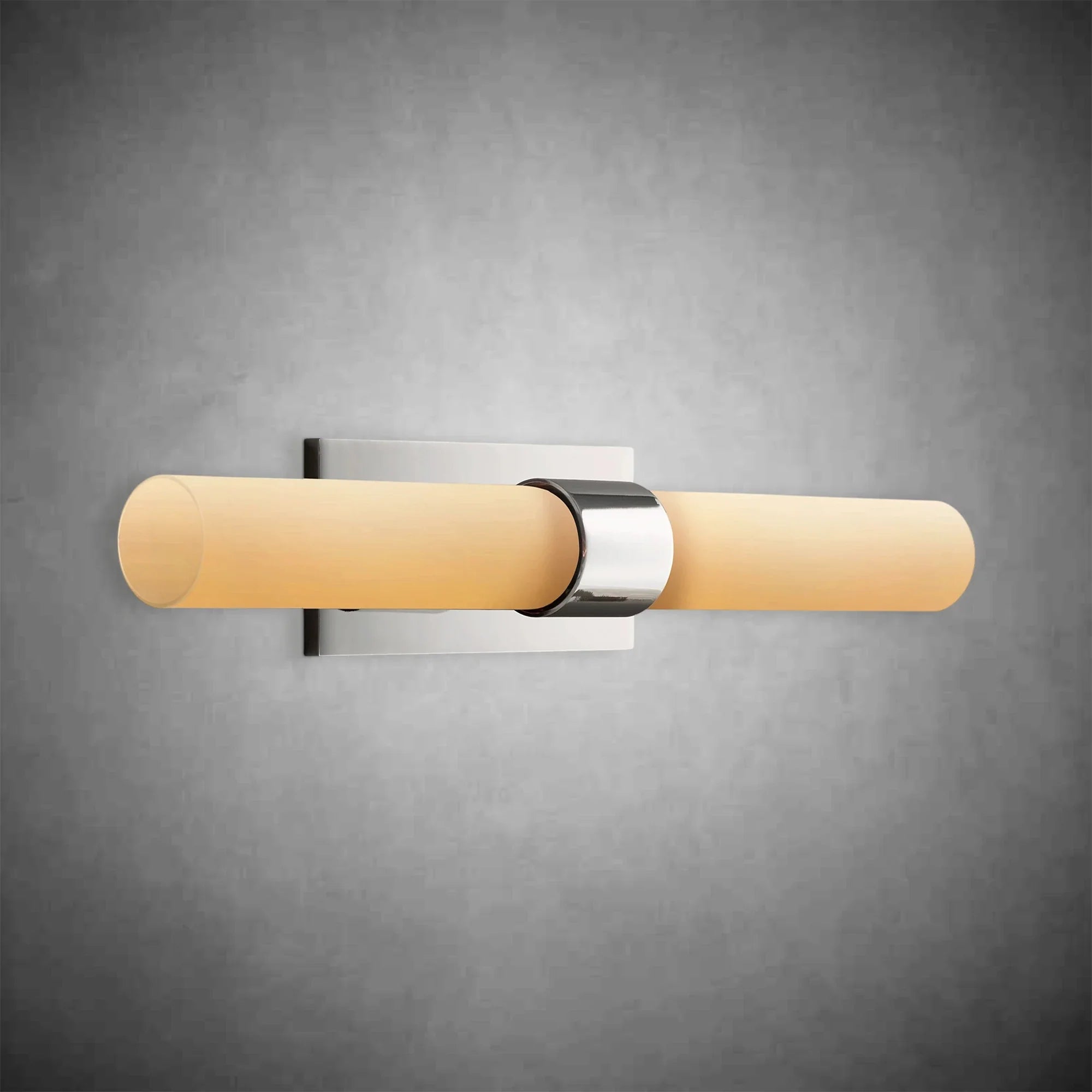 Ravel Milk Glass Wall Sconce with Brass, Black, Nickel Finishes