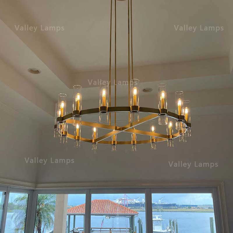 Ravon Glass Round Chandelier