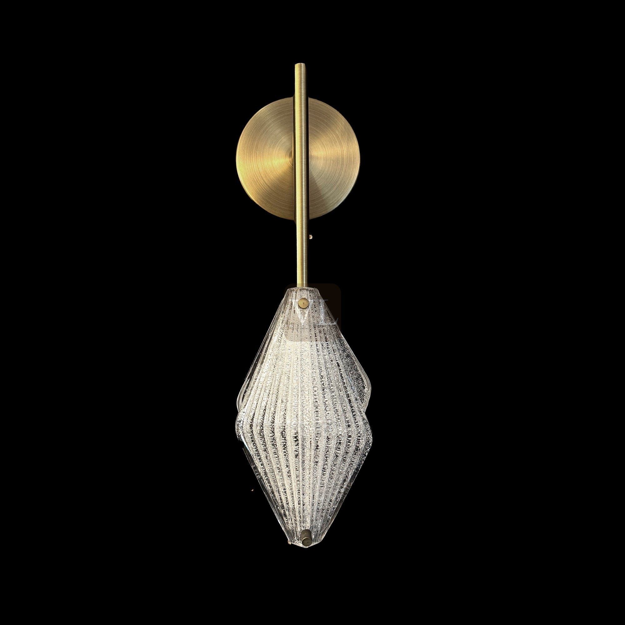 Glass Art Wall Sconce