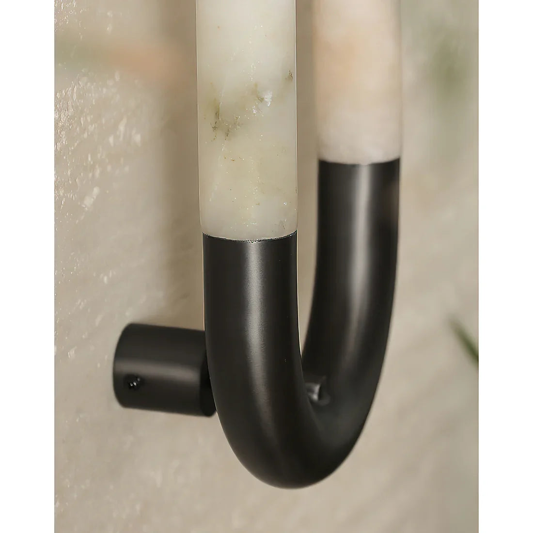 Alabaster Tube Wall Sconce
