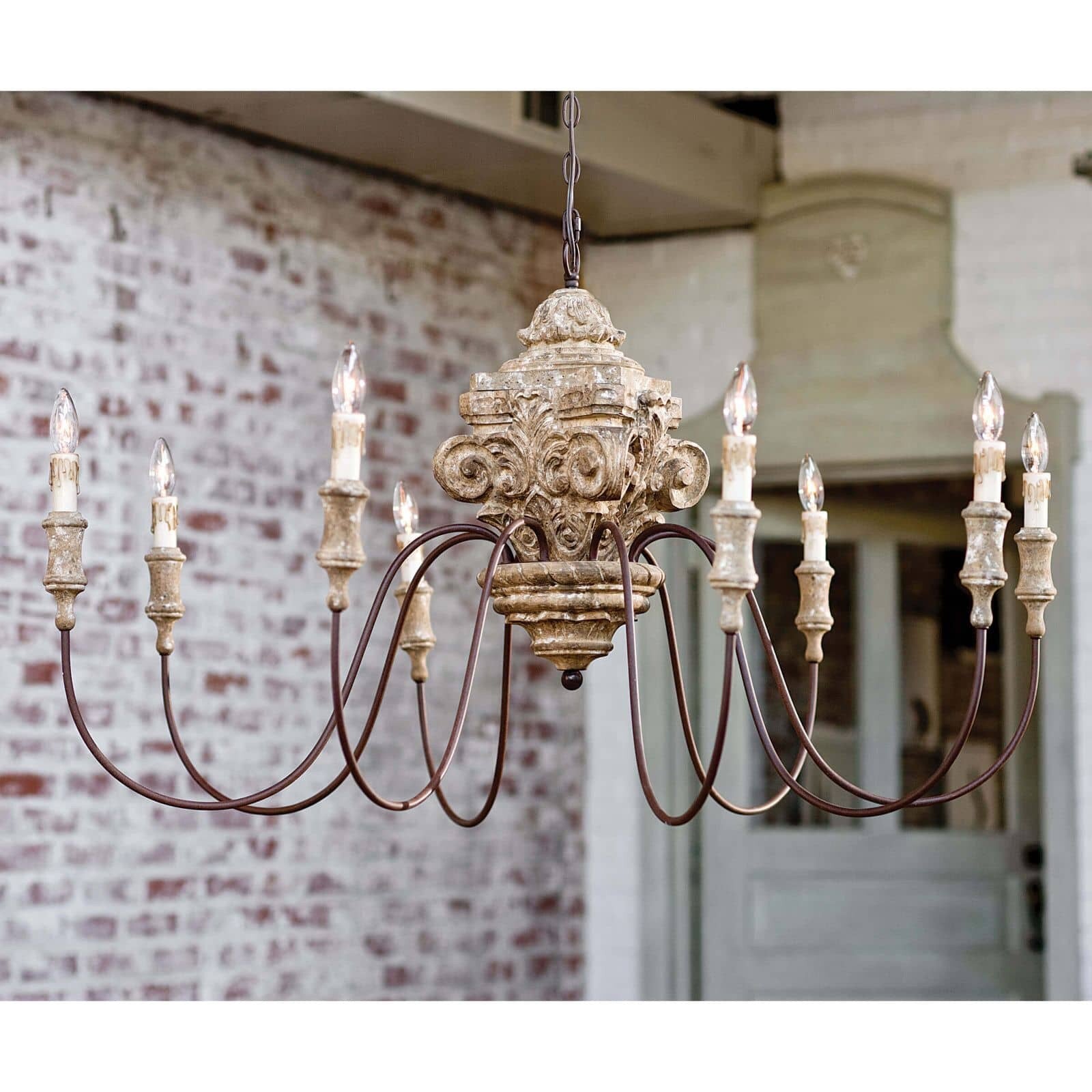 Lyrielle Carved Chandelier