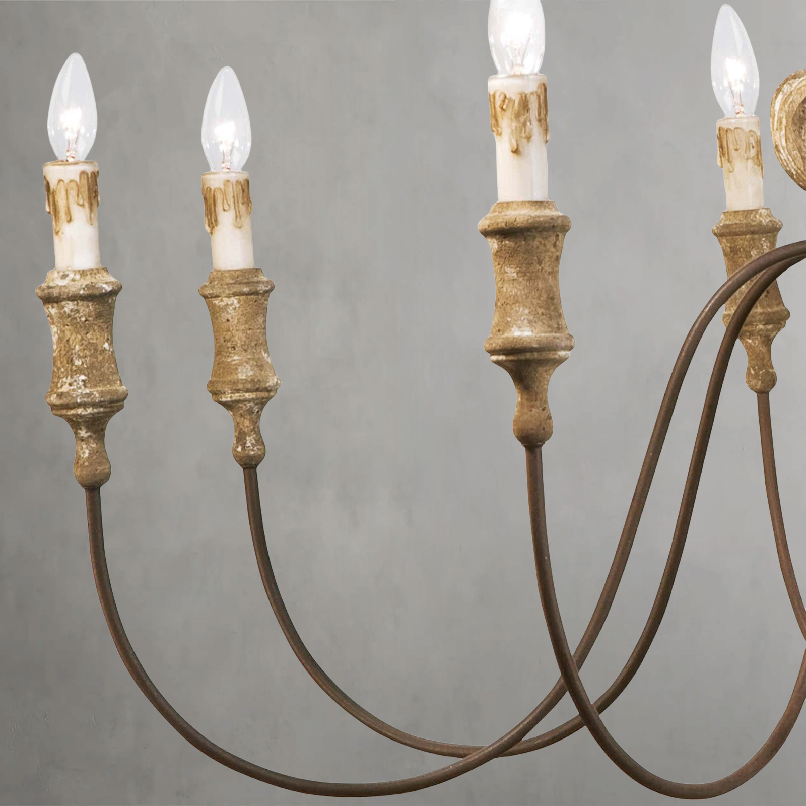 Lyrielle Carved Chandelier