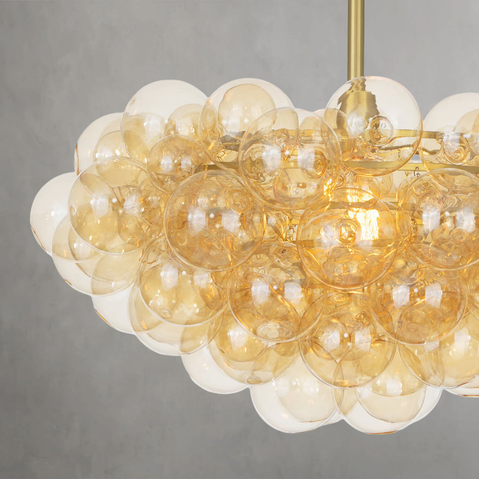 Nebula Chandelier Amber