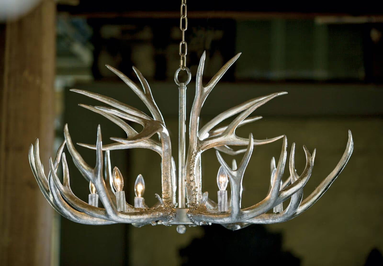 Modern Antler Chandelier