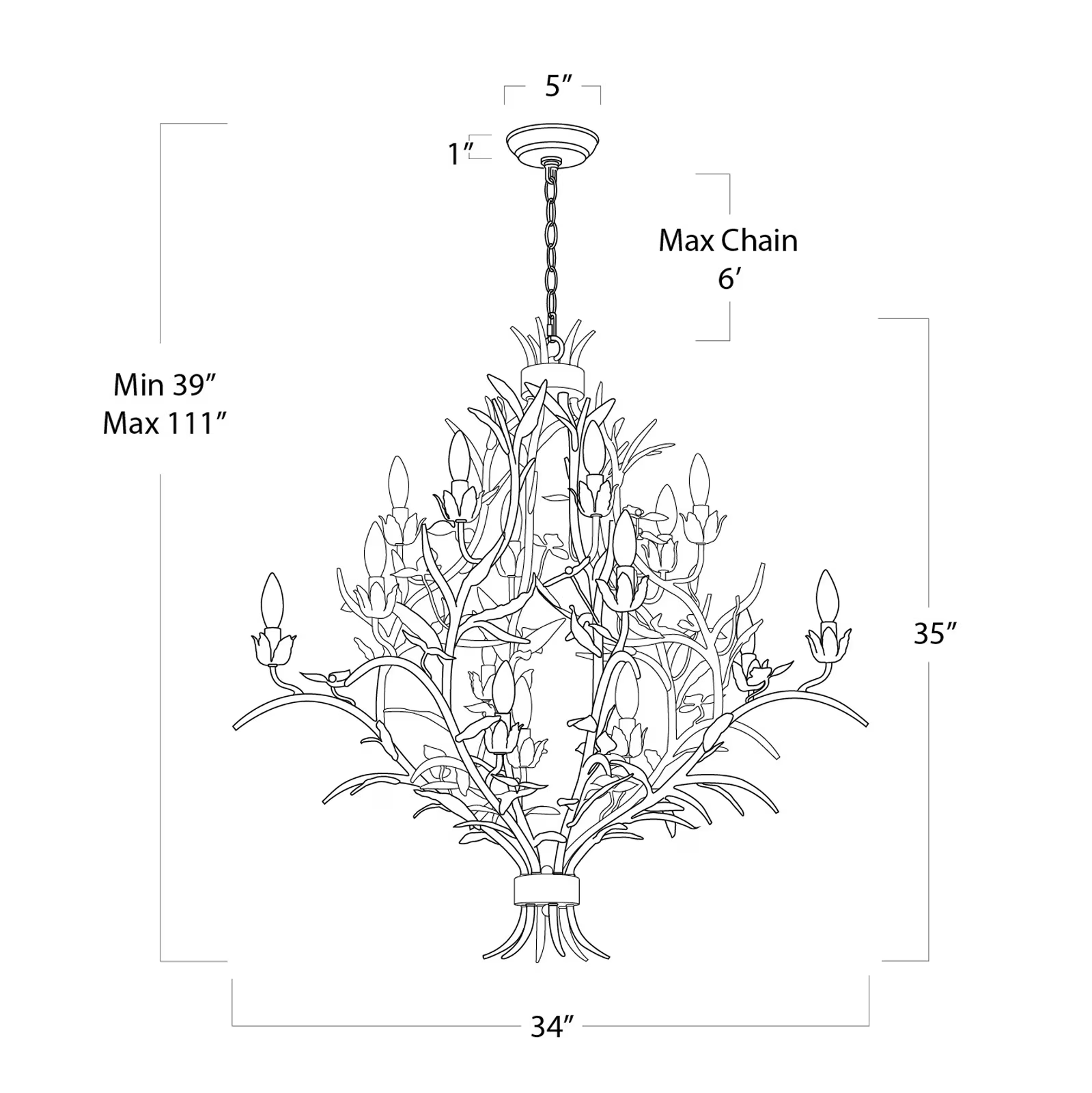 Fernith Chandelier