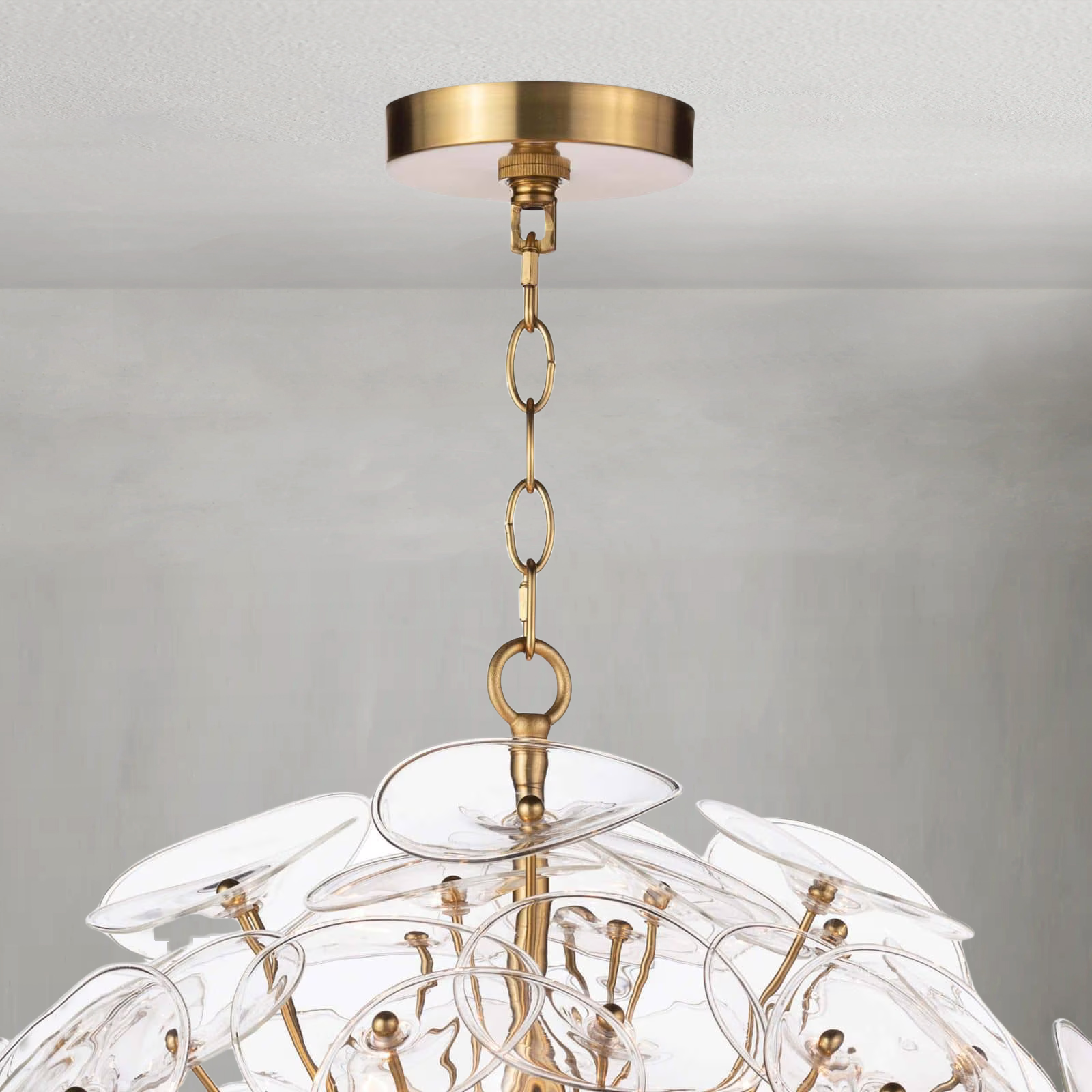 Polara Glass Chandelier Small