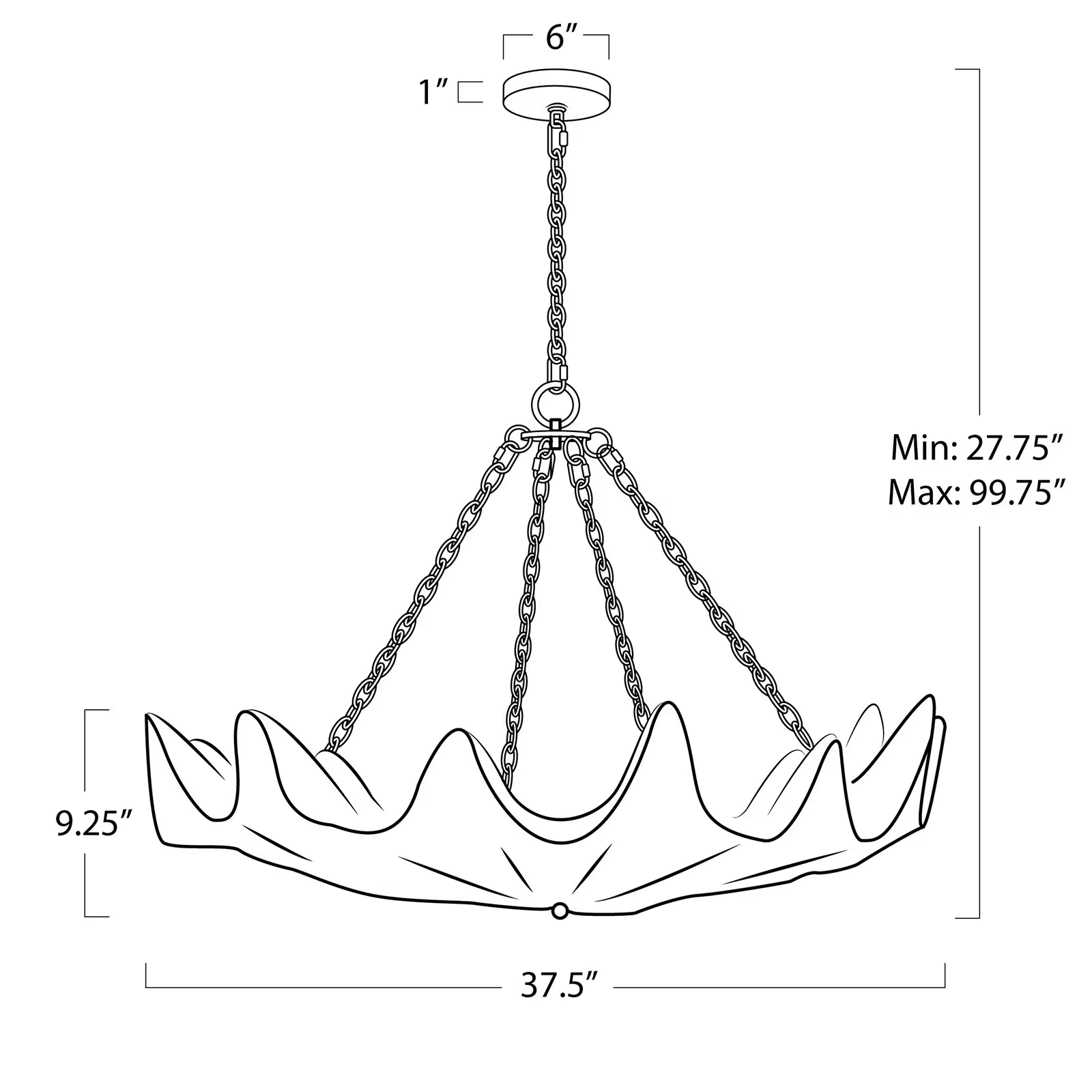 Aquelle Chandelier