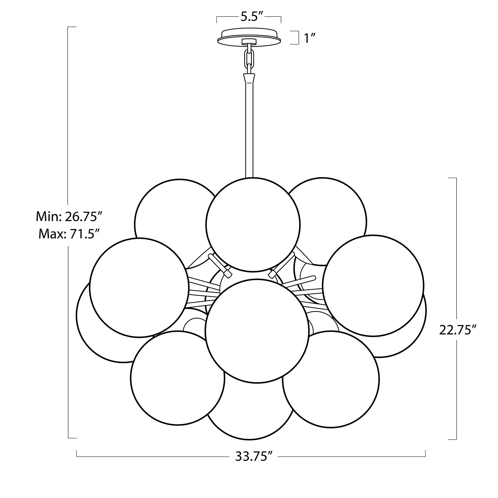 Driftelle Chandelier