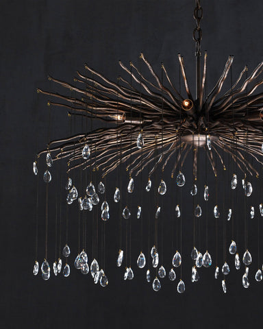 Veritas Crystal Chandelier For living room, Foyer Entryway, Staircase