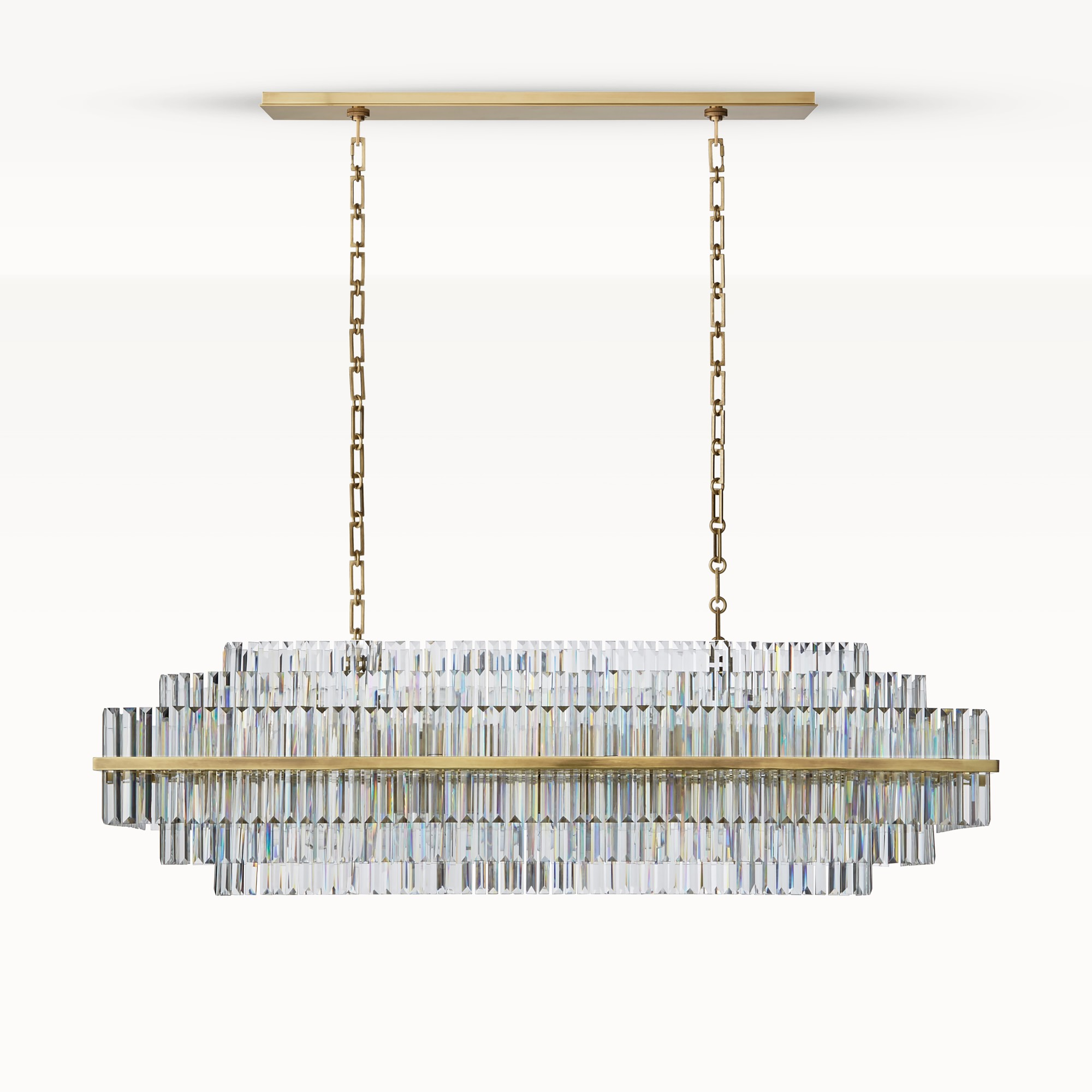 Vienna Linear Crystal Chandelier