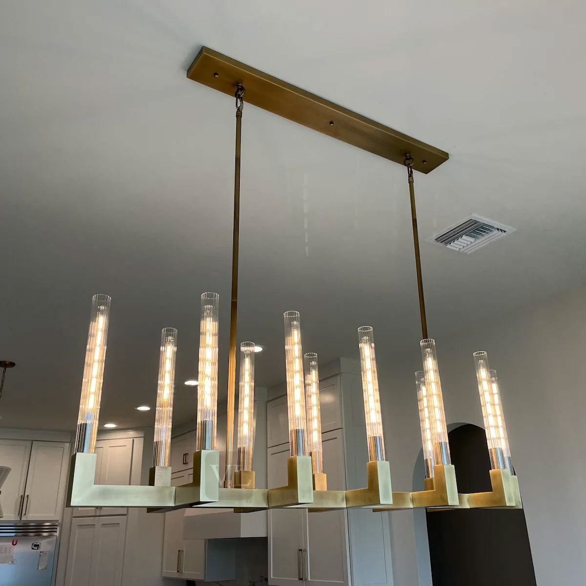 Caneluxe Linear Chandelier