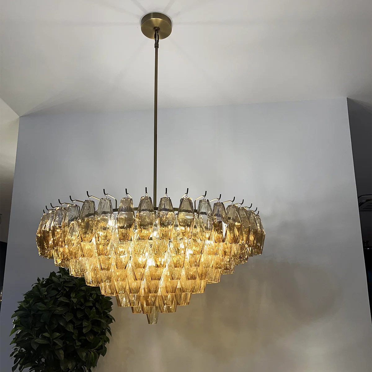 Chiarita Glass Tiered Round Chandelier