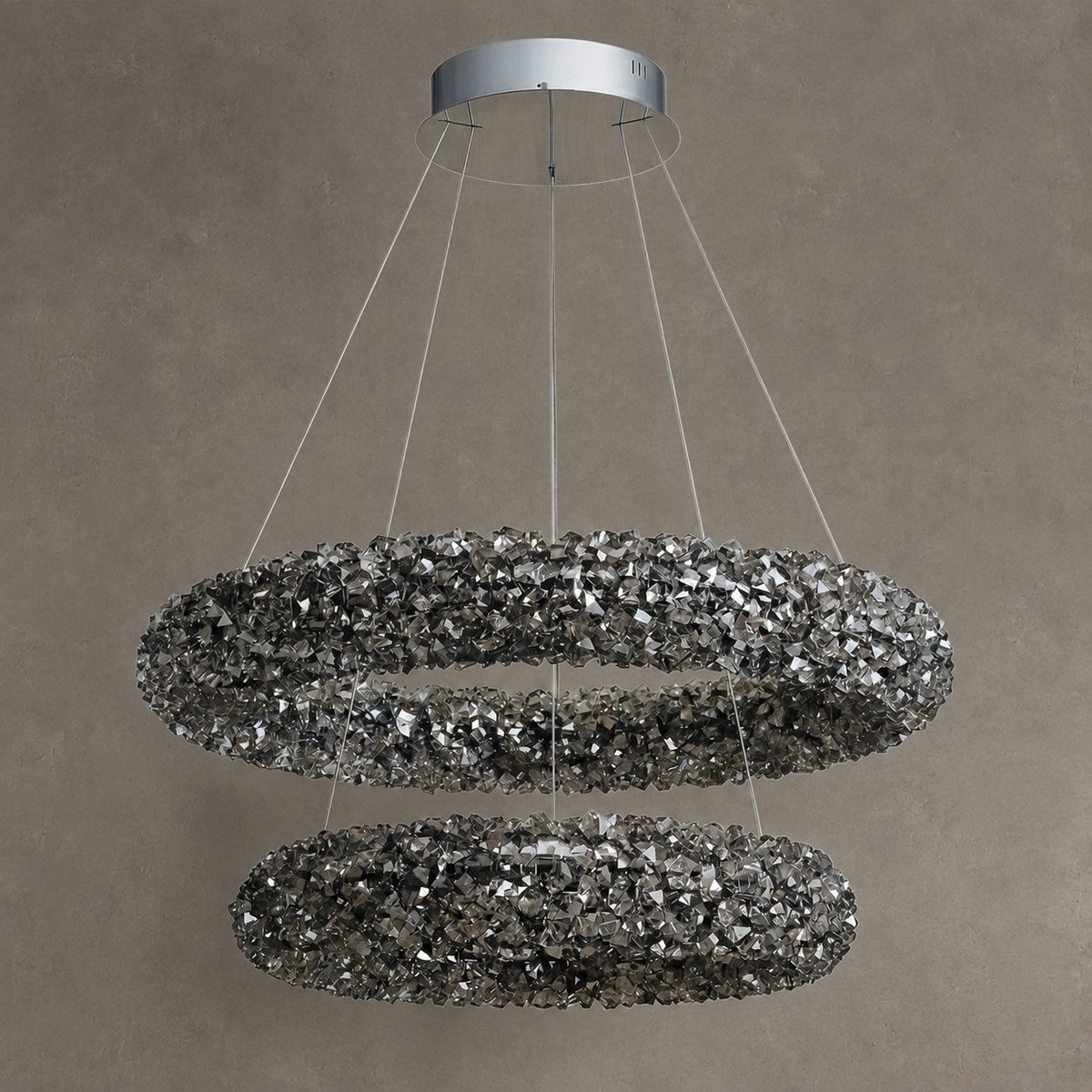 Lumina Halo Crystal Chandelier 31.5"