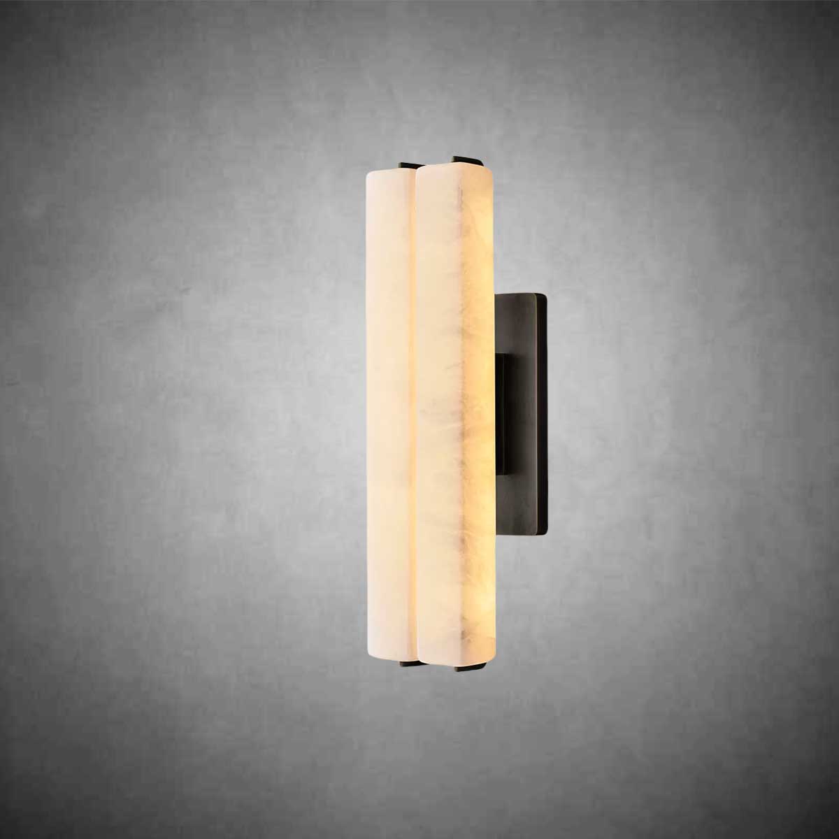 Aurivox Alabaster Double Sconce