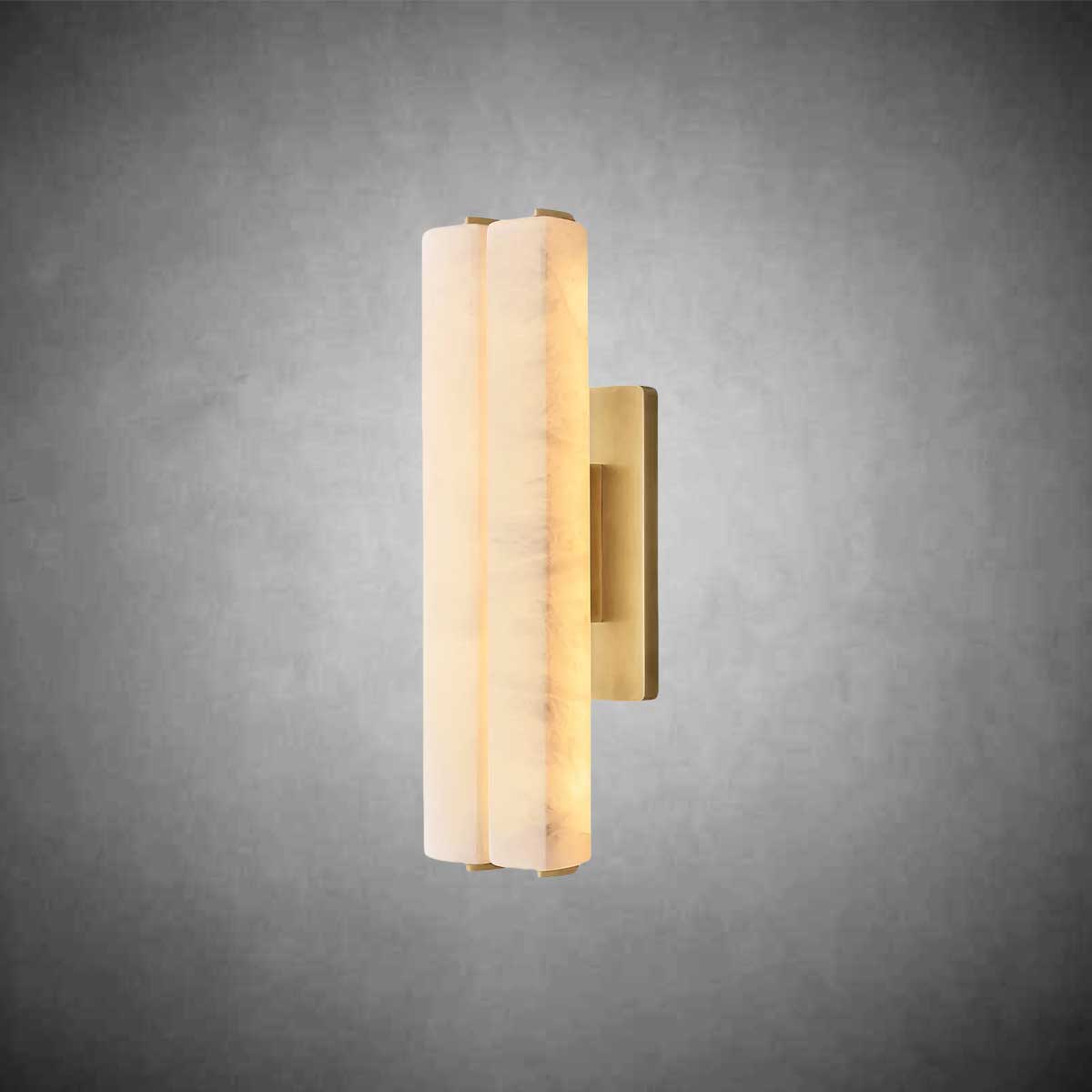 Aurivox Alabaster Double Sconce
