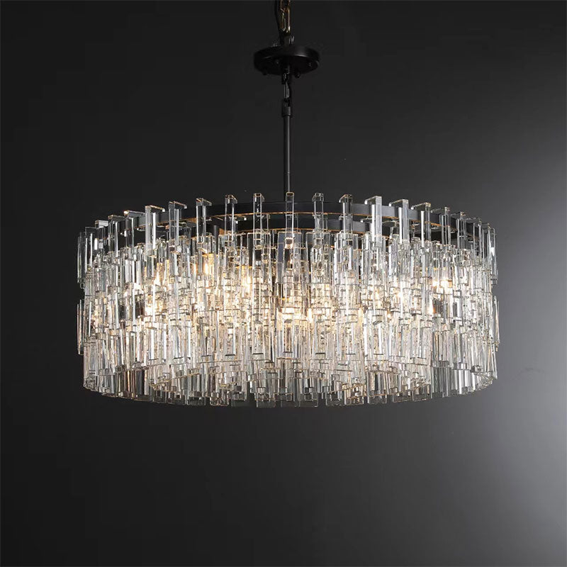 Miravon K9 Crystal Round Chandelier 36"