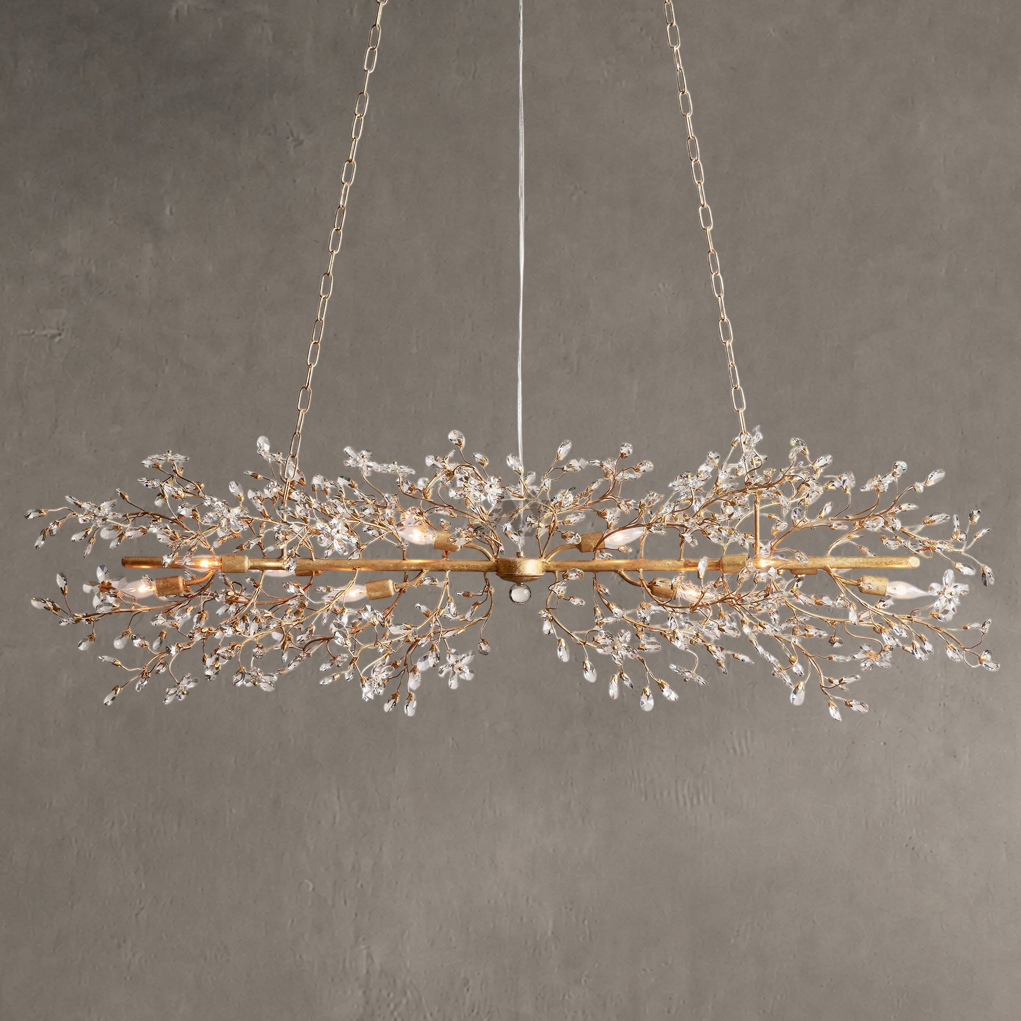 Fiore Linear Chandelier 43"51"68"