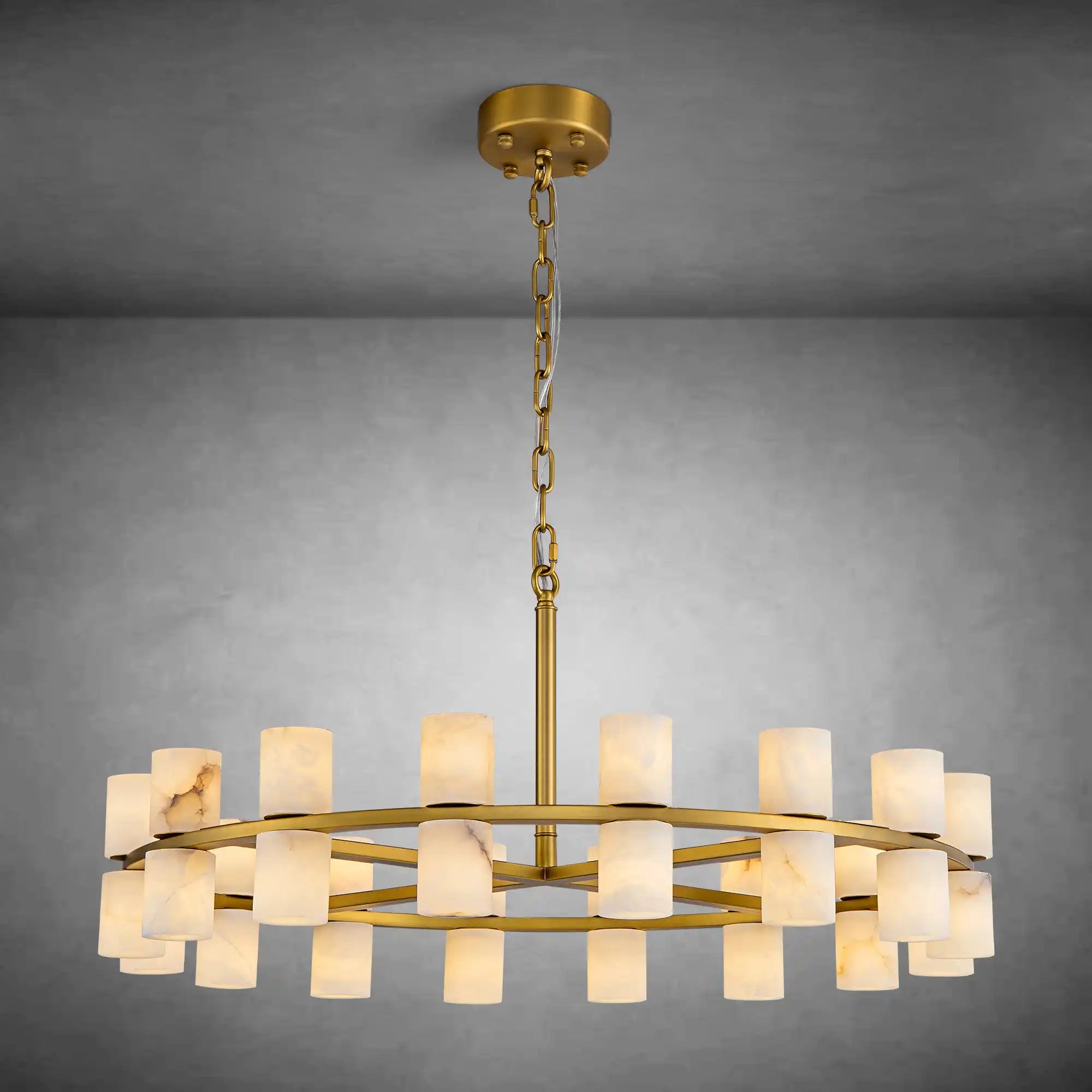 Spanish Alabaster Chandelier