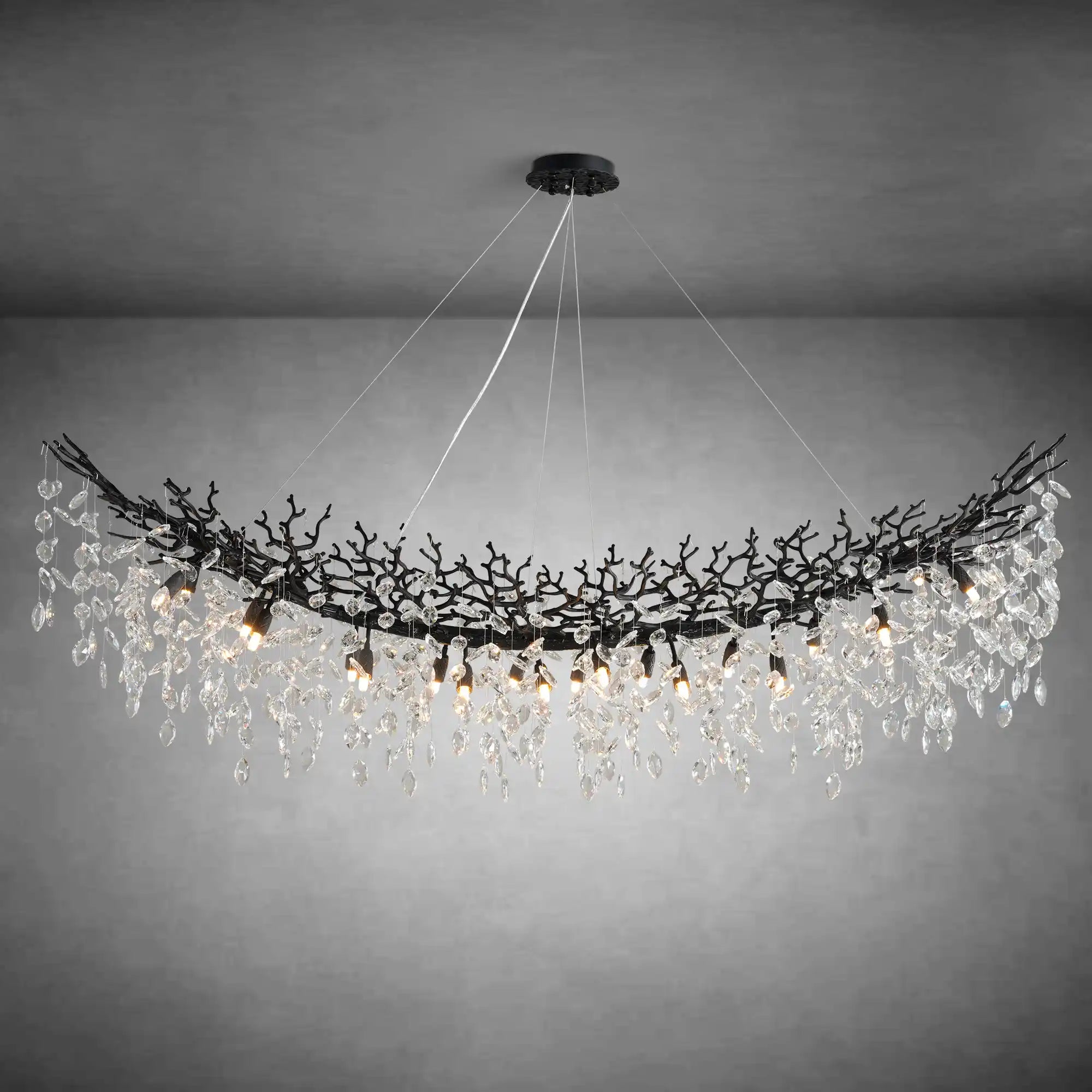 Horse-eye shaped branches Crystal Chandelier