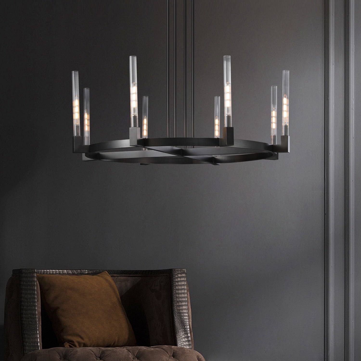 Caneluxe Round Chandelier