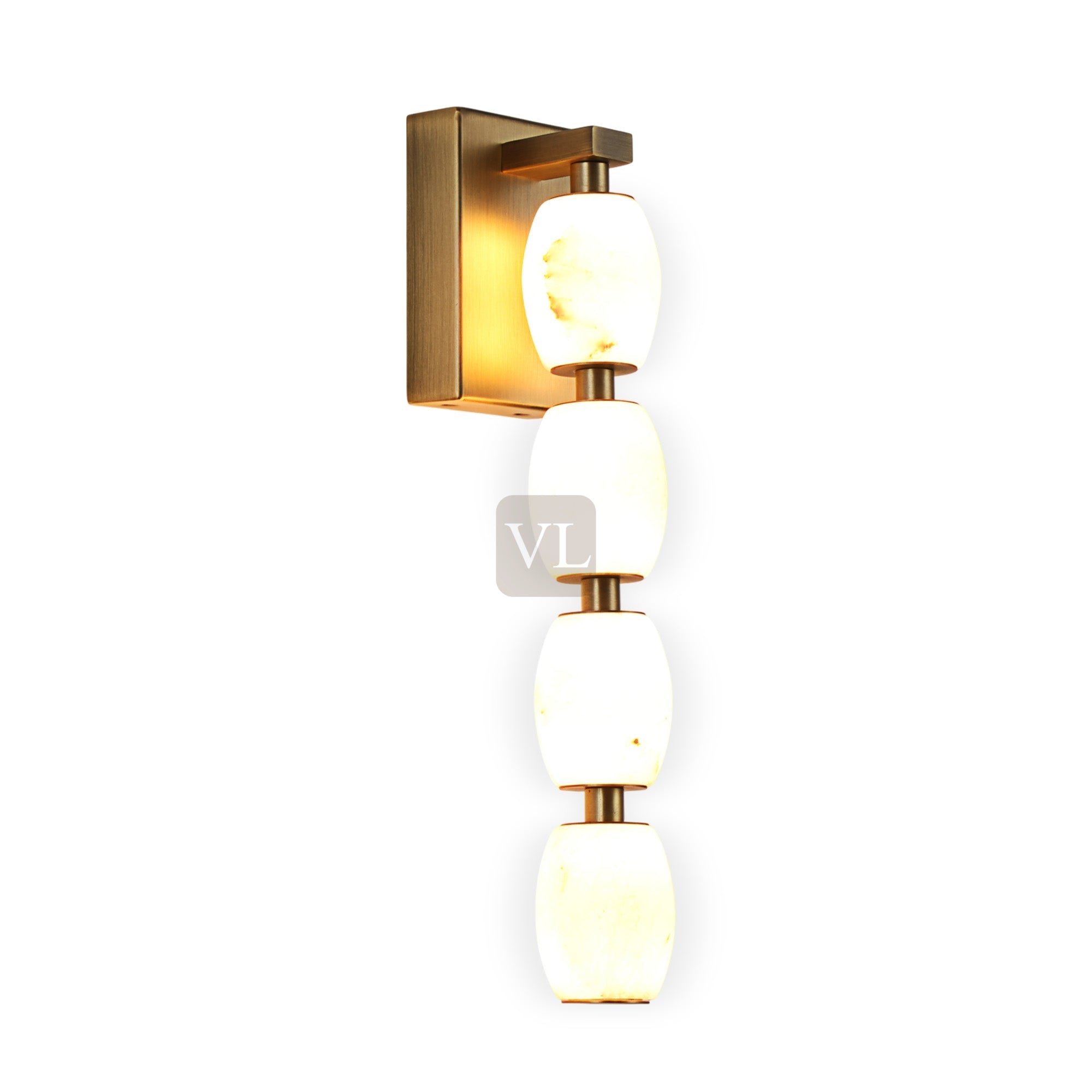 Alabaster Bead LED Pendant Light