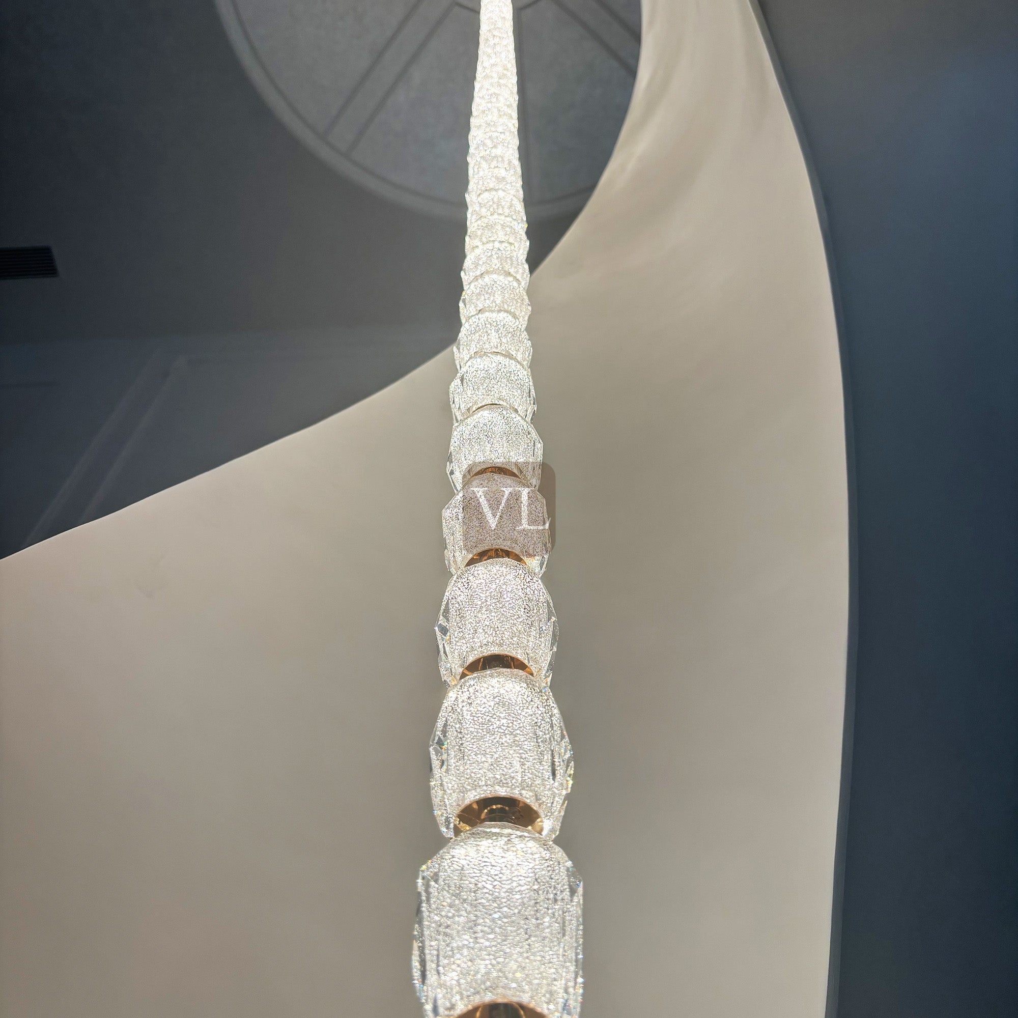 Modern Crystal Bead Chandelier