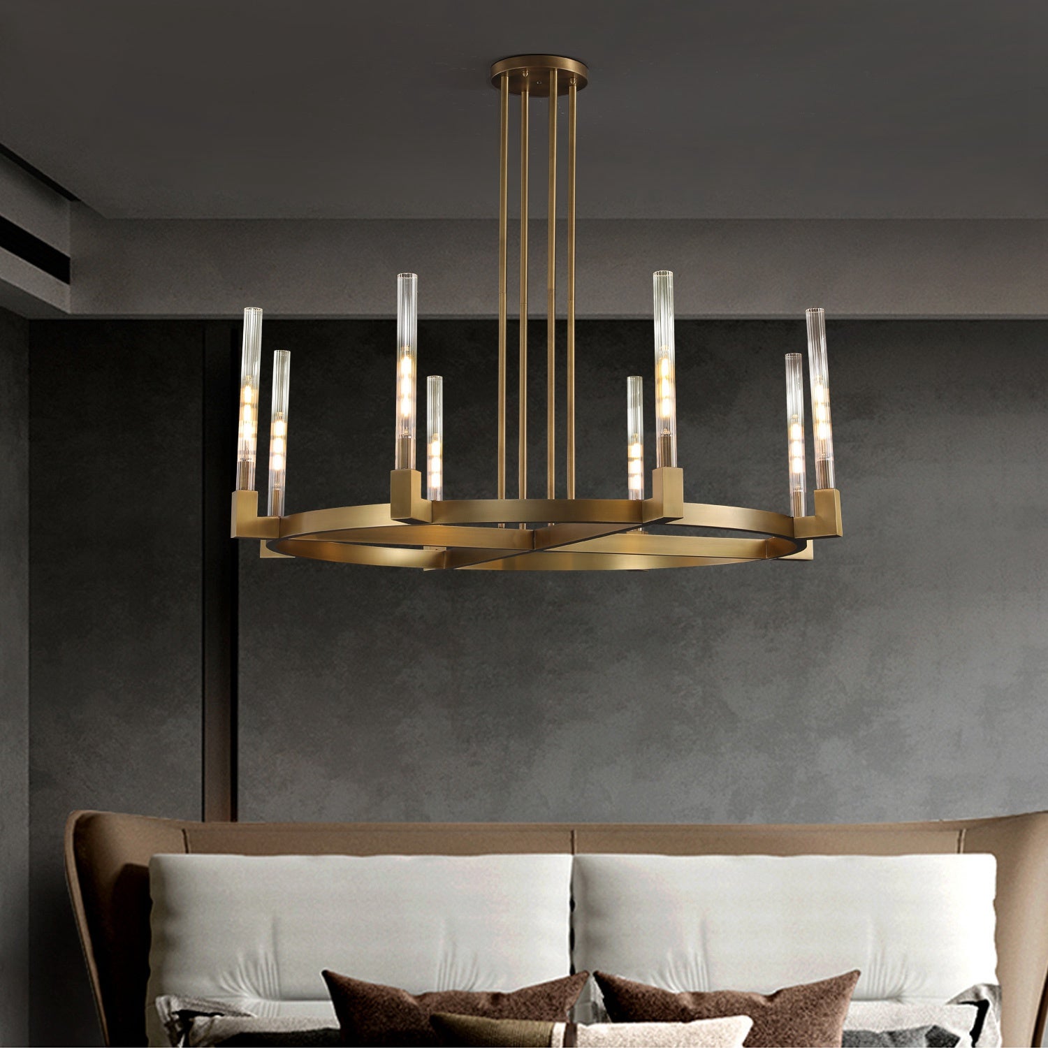 Caneluxe Round Chandelier
