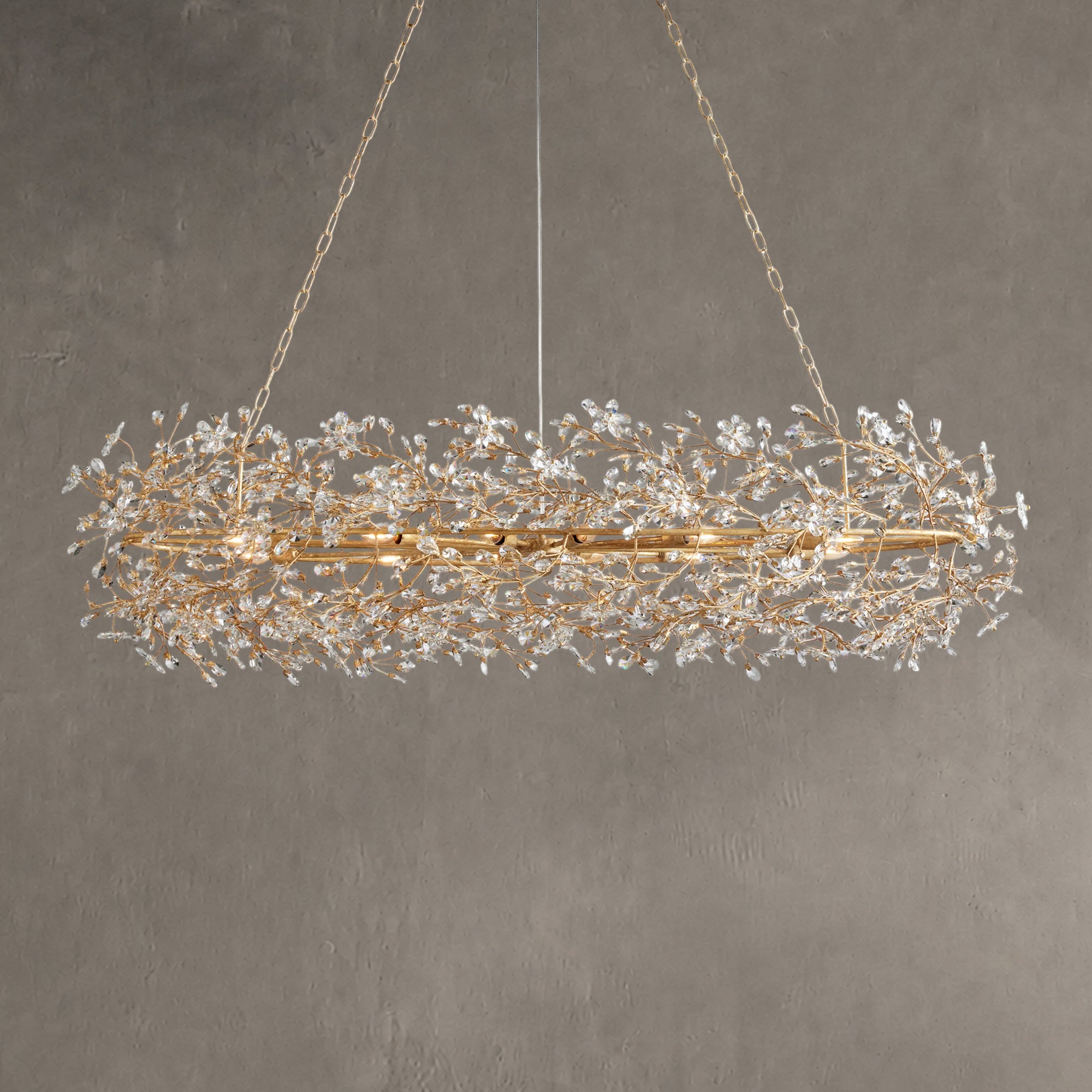 Fiore Oval Chandelier 62''74''
