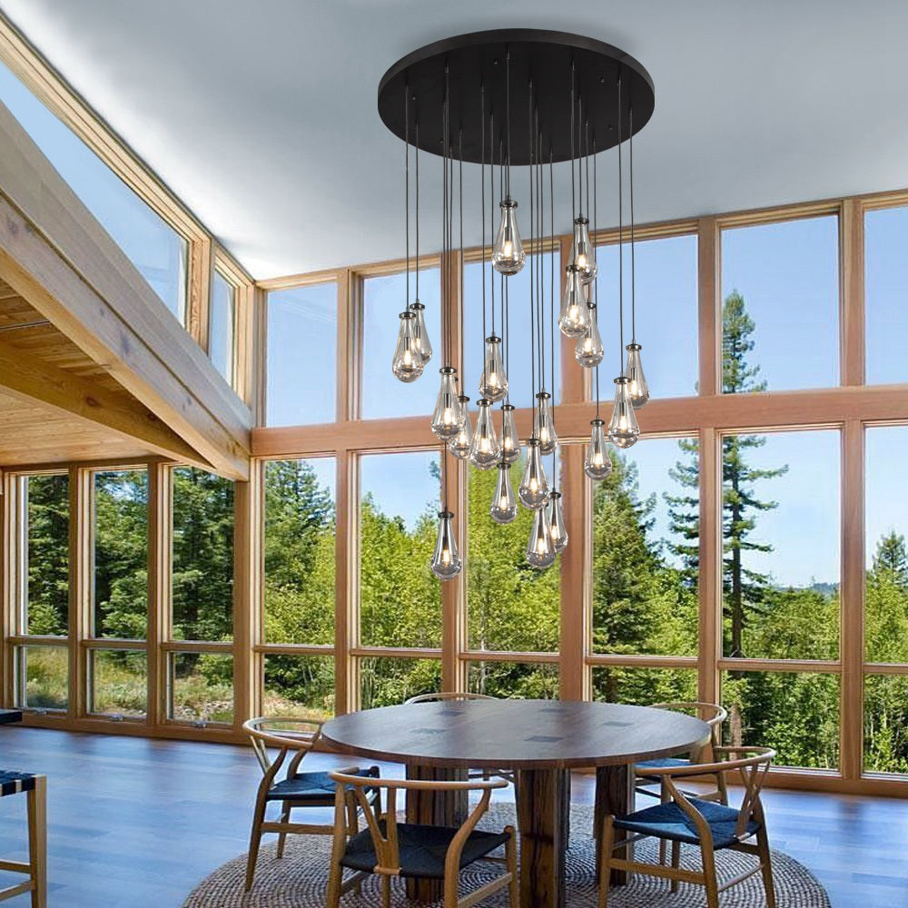 Raindrop Round Chandelier