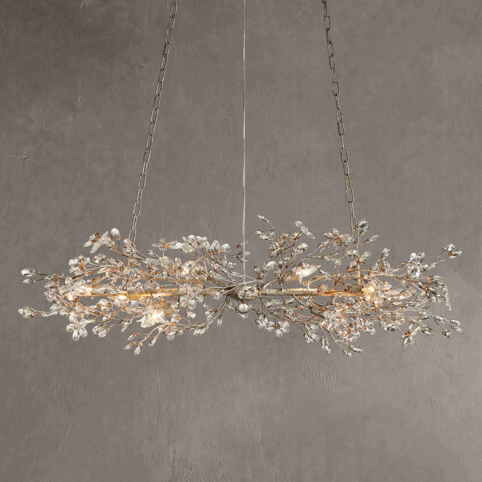 Fiore Linear Chandelier 43"51"68"