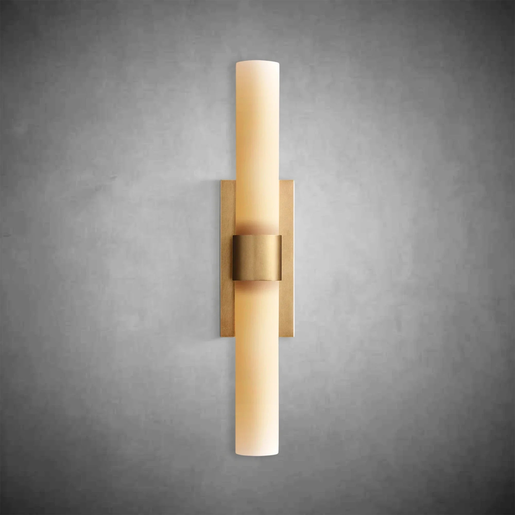 Ravel Milk Glass Wall Sconce with Brass, Black, Nickel Finishes