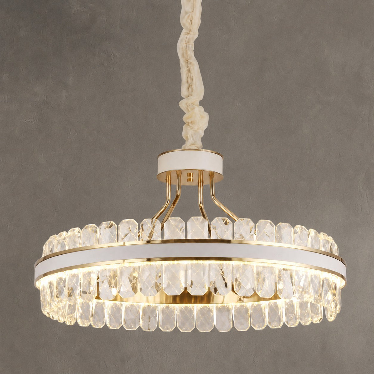 Leather Chandelier