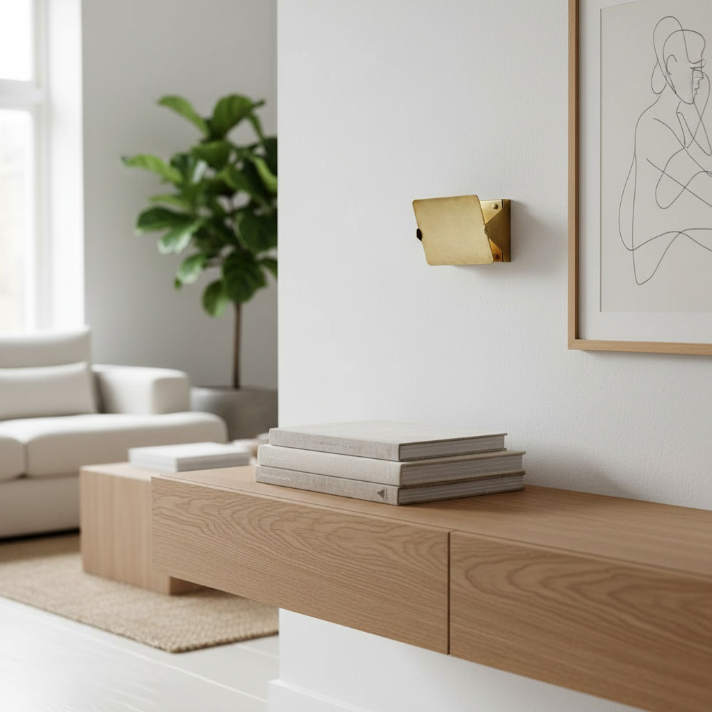 Brass Sconce with Flip Front