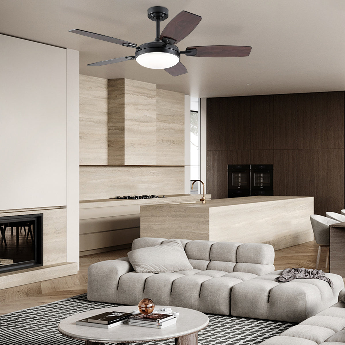 Zephyra Ceiling Fans with Lights 52"