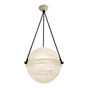 Modern Luxury Alabaster Globe Pendant Light