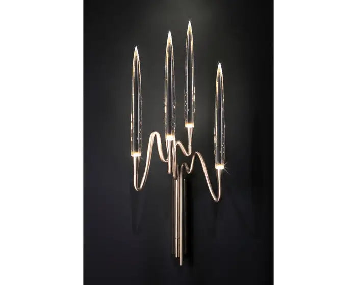 PIZZAZ Crystal Wall Sconce W15'' 10''