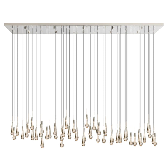 Raindrop Linear Chandelier 87'' for dining room & kitchen