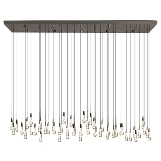 Raindrop Linear Chandelier 87'' for dining room & kitchen