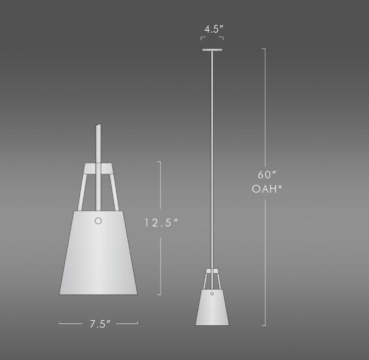 Corniche Circular Pendant //Living Room, Dining Room, Bedroom