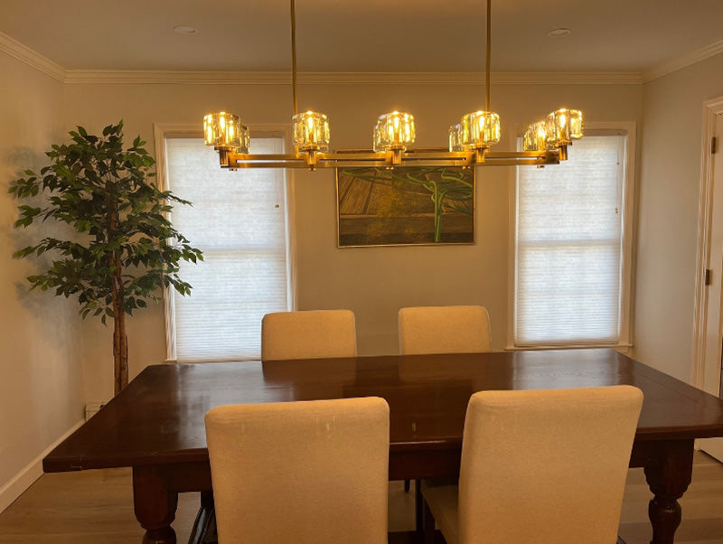 Zachary Double Linear Chandelier