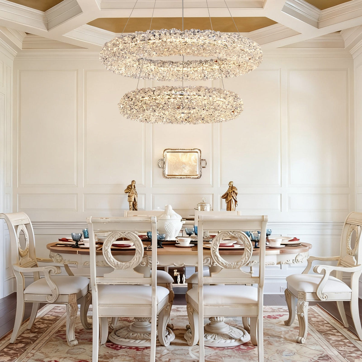 Lumina Halo Crystal Chandelier 31.5"