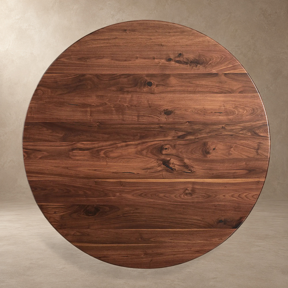 Round Bistro Table with Cast Iron Base