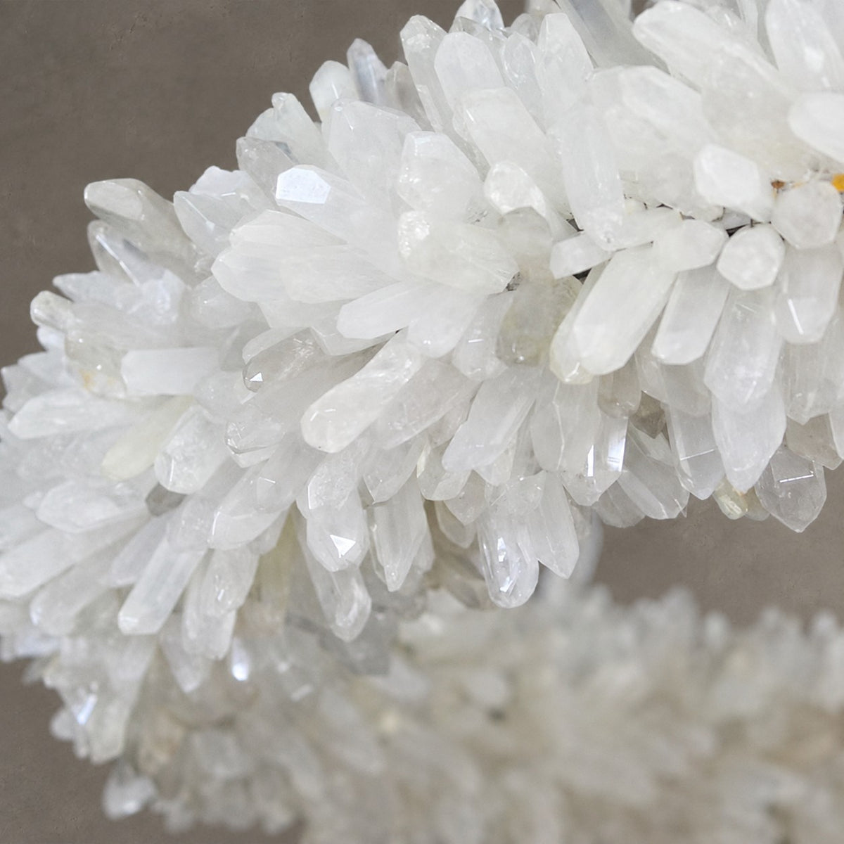 Geode  Round Quartz Crystal Chandelier