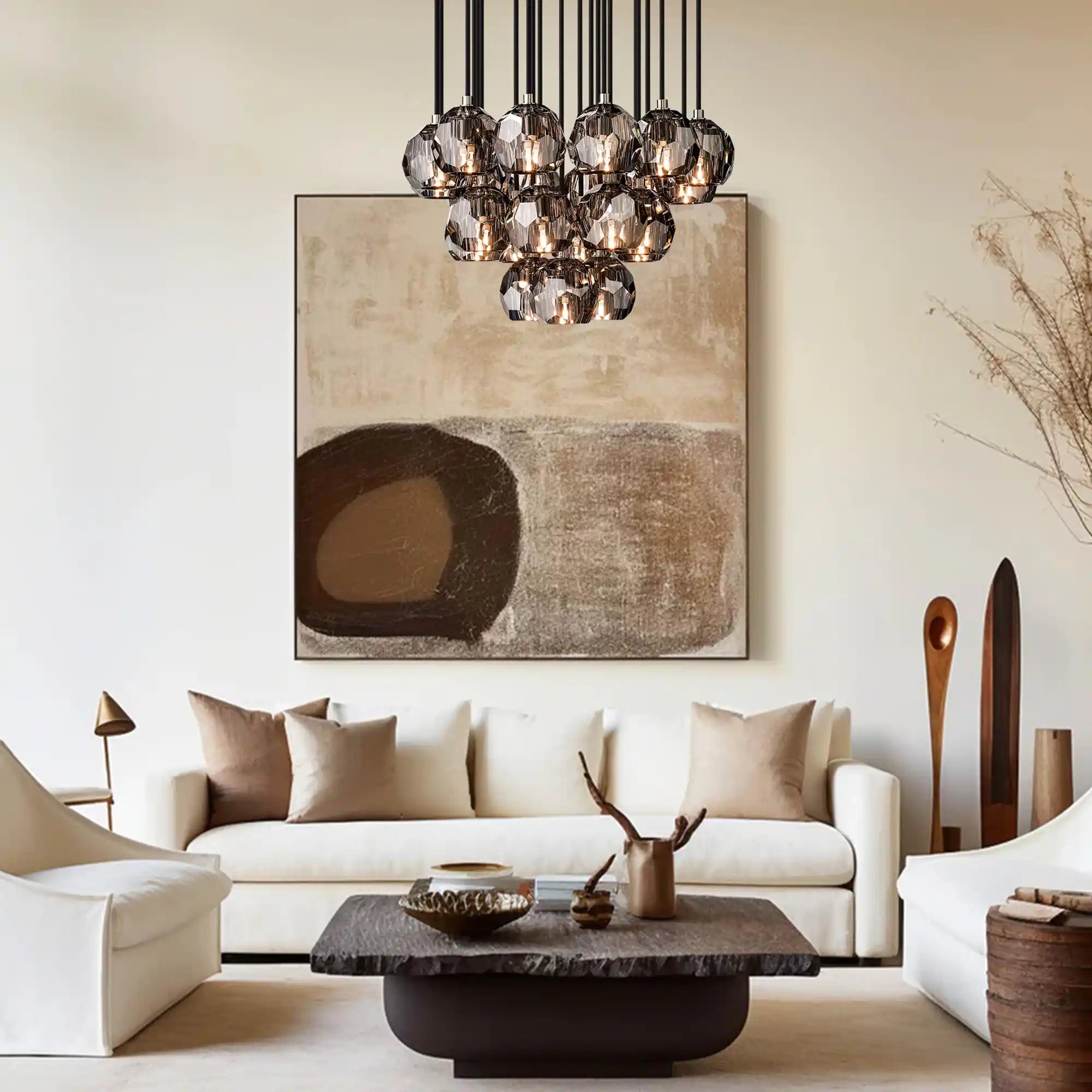 Bolura Crystal Ball Cluster Chandelier