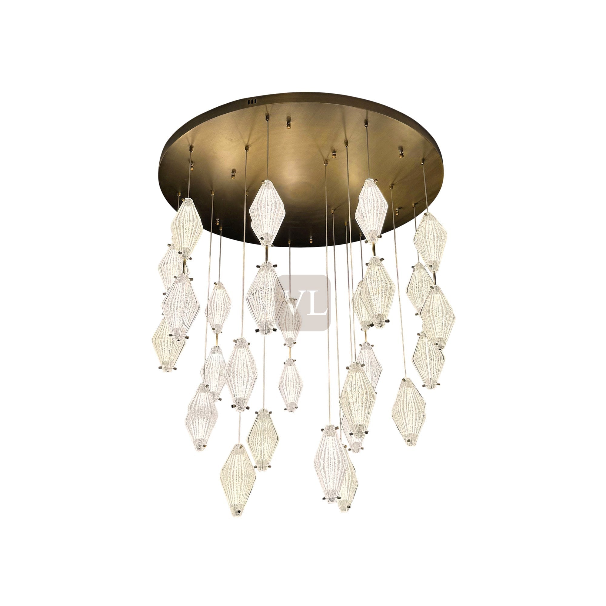 Glass Art Chandelier