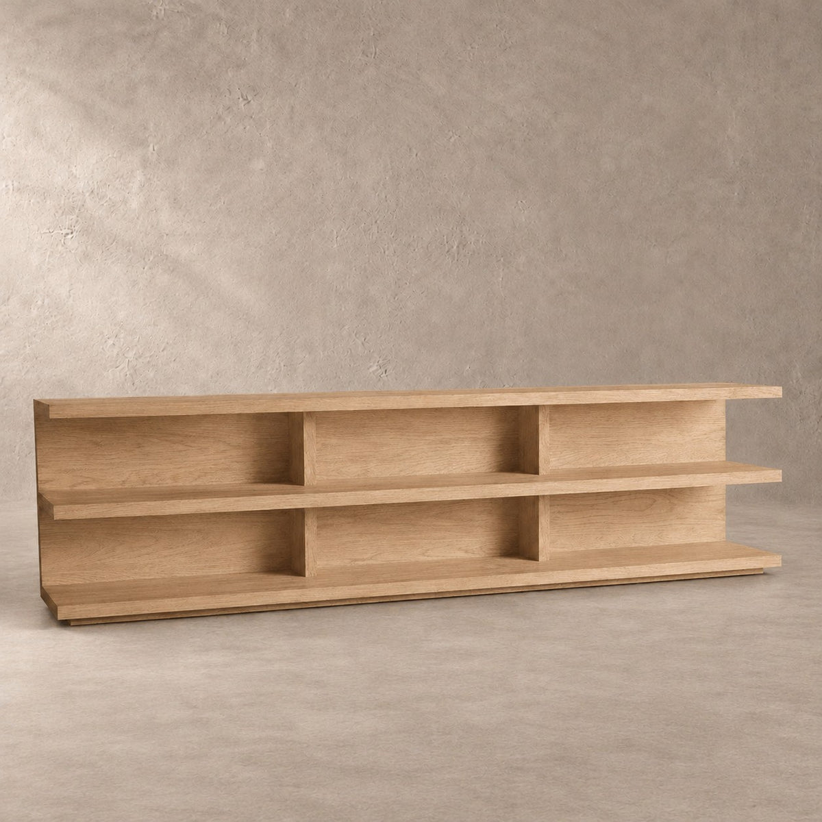 Contemporary Wood Console Table