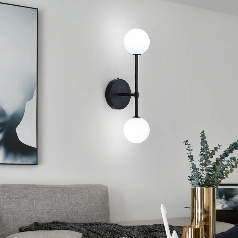 Girouette Alabaster Double Wall Sconce