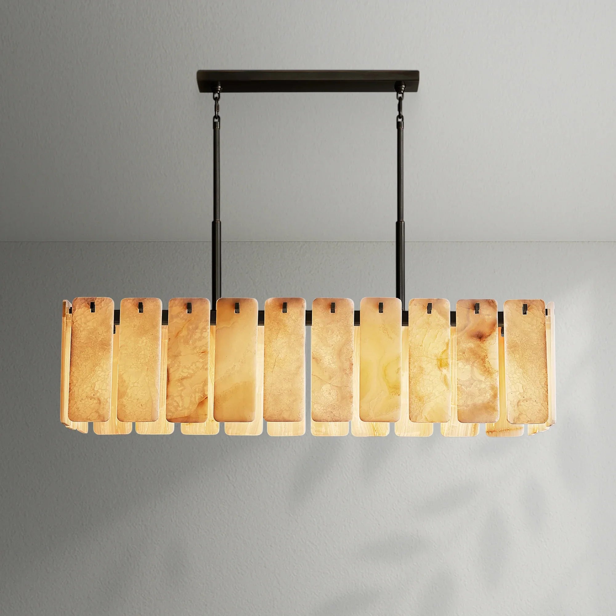 Calametto Onyx Rectangular Chandelier
