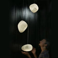 Modern Luxury Alabaster Natural Stone Pendant, Creative Pendant Light